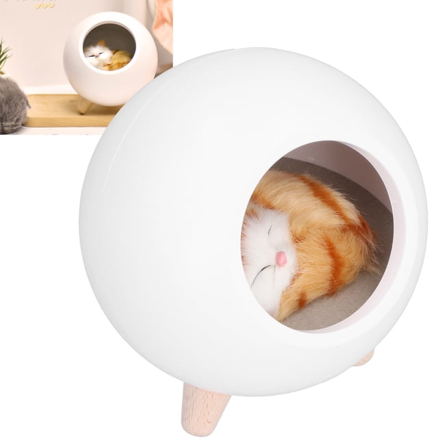 Luz Nocturna Táctil LED Recargable Por USB Con Forma De Gato Y Brillo Ajustable, Batería De 1200 MAh Para Dormitorio De Niñas Y Niños.