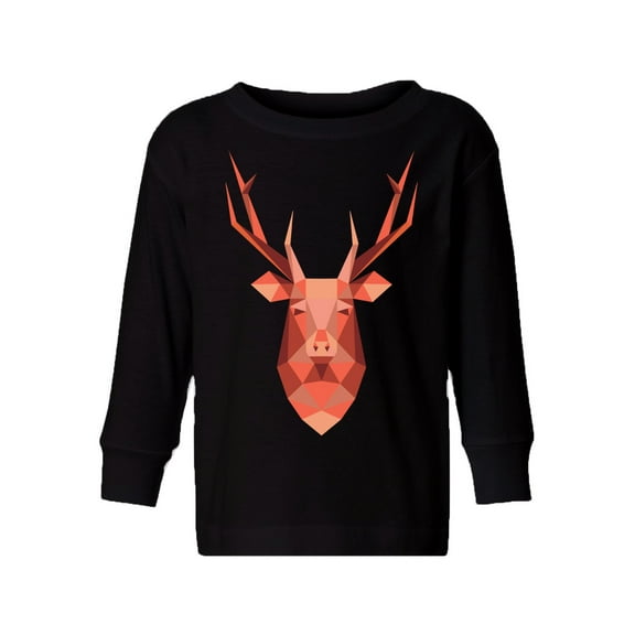 Awkward Styles Christmas Long Sleeve Shirt for Boys Girls Toddler Pink Xmas Deer Shirt