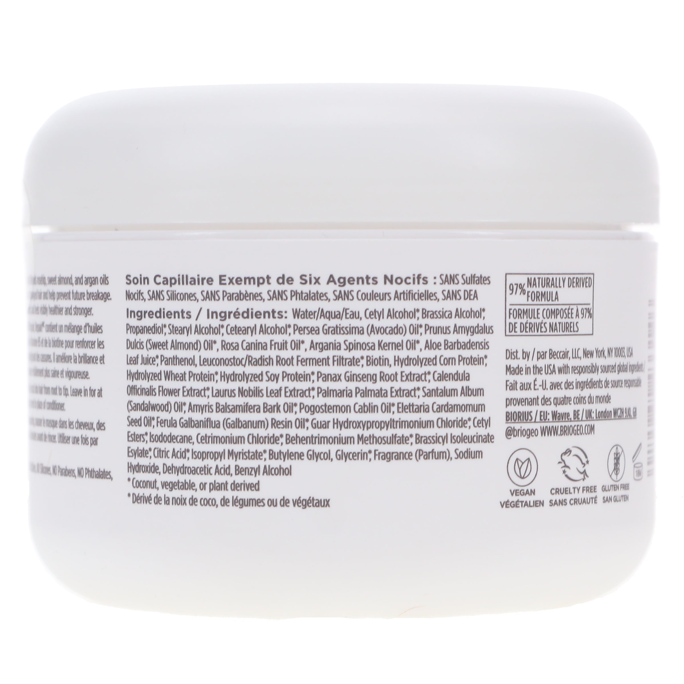 Briogeo Don't Despair, Repair! Deep Conditioning Mask 8 oz