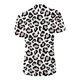 thumbnail image 5 of Fiudx Ofertas Flash Del Día Solo En Línea Mujer Verano Cuello Redondo Manga Corta Estampado Sin Tirantes Camiseta Tops Blusas, 5 of 5