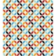 thumbnail image 3 of Geometric Circle Duvet Cover Set, Old-Fashion Bound Squaring Circle Forms in Different Tones Centre Image, Decorative 2 Piece Bedding Set with 1 Pillow Shams, Twin Size, Multicolor, by Ambesonne, 3 of 3
