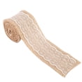 thumbnail image 3 of rollos de hermoso rollo de encaje de lino, cinta de encaje, accesorios para manualidades DIY de Navidad, blanco, 3 of 9