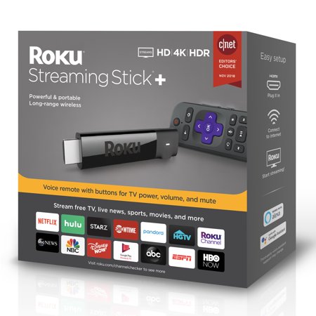 Roku Streaming Stick+ 4K Media Player (Best Android Streaming Device 2019)