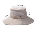 thumbnail image 2 of Waterproof Wide Brim Sun Hat with Adjustable Chin Strap for Outdoor Activities, Hiking, Fishing, and Travel, 2 of 4
