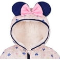 thumbnail image 3 of Disney Girl's Minnie Mouse Print Hooded Puffer Jacket with Ears and Bow, 3 of 4