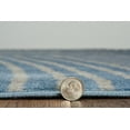thumbnail image 3 of Capri Binya Blue Light Grey Area Rug 43 x 73 Transitional 100% Polypropylene, 3 of 6