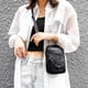 thumbnail image 5 of Bolso de hombro vintage de una sola correa, bolso grande de teléfono celular de compartimentos múltiples, monedero, C Negro, 5 of 7