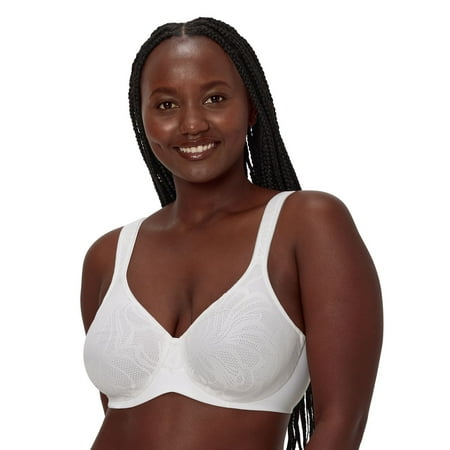 Bali® s Coolest Smoothing Underwire Minimizer Bra DF4584 Color: White Lace Size: 42 D