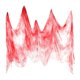 thumbnail image 2 of Tela espeluznante de Halloween Zulema Gasa espeluznante Rojo 215 cm x 500 cm, 2 of 8