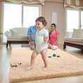 thumbnail image 3 of LOCHAS Soft Indoor Modern Area Rugs Fluffy Carpets for Living Room Bedroom Home Decor Nursery Rug, 5.3'x7.5',Camel, 3 of 8