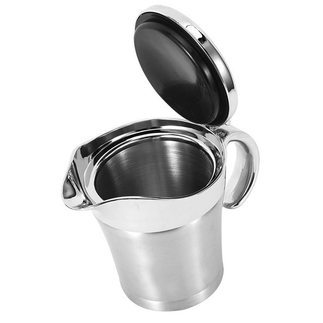 Jarra para salsa, boquilla antigoteo, bote de salsa, tapa operada con el pulgar, diseo ergonómico, acero inoxidable 304 para cocina ANGGREK Otros