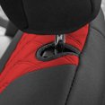 thumbnail image 4 of TLH Red Rear Neoprene Waterproof Custom Fit Seat Covers for 2018-2021 Jeep Wrangler JL 4DR, 4 of 6