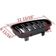 thumbnail image 5 of Pair Dual Slat Glossy Black Grills Front Kidney Grille Hood For E81 E87 E82 E88 120i 128i 130i 135i Selected, 5 of 6