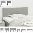 thumbnail image 3 of vidaXL Headboards 4 pcs Dark Gray 28.3"x2"x30.7"/34.6" Fabric, 3 of 77