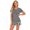 Gray, variant on AVAIL Womens Pajamas Set Short Sleeve Top with Sleep Shorts 2 piece Sleepwear Heart Plaid Comfy Loungewear S-XXL