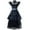 Black, variant on Lolmot Black Dresses for Women Retro Lapel Sleeveless Lace Evening Party Dress Cocktail Dresses Halloween Costumes