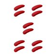 thumbnail image 1 of Naiovety 2 paquetes/lote de fundas para sillas respetuosas con la piel para sillas de juegos, impermeables y sin arrugas, color rojo vino Type2 NO2, 1 of 6