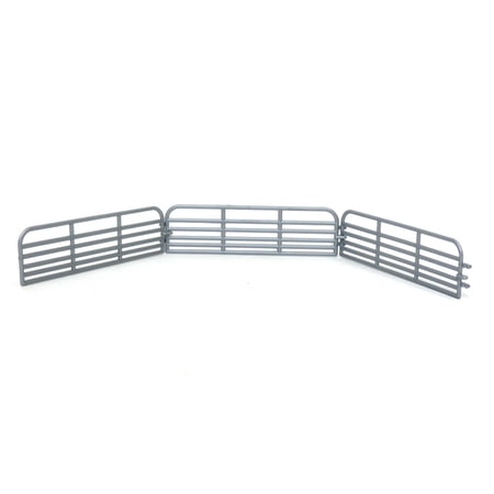 Standi Toys 1/64 3 Pack of Silver Plastic 16 Feet to Scale Cattle Gates ST440