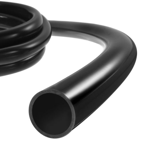 Uxcell Silicone Tubing,2mm ID x 4mm OD Pure Silicon Tube High Temp Silicone Hose -3 ft Length/Black