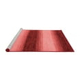 thumbnail image 2 of Ahgly Company Machine Washable Indoor Square Abstract Red Modern Area Rugs, 5' Square, 2 of 4