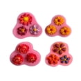 thumbnail image 1 of Barra de jabón hecha a mano, artesanía, cocina, hornear, jabón, molde, flor exquisita, duradera, 4 Uds. ER, 1 of 5