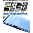 thumbnail image 2 of Simzone 22"+22" Windshield Wiper Blades, Wiper Blades with Premium Rubber, Durable Stable & Quiet, Auto Replacement Windshield Wipers for All-Seasons (Pack of 2), 2 of 7