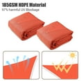 thumbnail image 6 of Yescom 2 Pack 16x12 Ft 97% UV Block Rectangle HDPE Sun Shade Sail Heavy Duty Canopy, 6 of 12