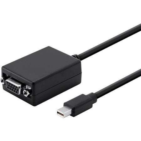 UPC: 0889028007617 | Monoprice Mini DisplayPort 1.1 to VGA Adapter  Black