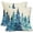 Teal Blue, variant on Christmas Tree Pillow Covers 20x20 Set of 2 Xmas Rustic Nature Themed Red Forest Decorative Outdoor Pillowcases Winter Gift Holiday Farmhouse Throw Cushion Case Decor for Couch Sofa Bed