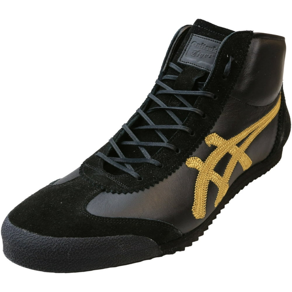 Onitsuka Tiger Mexico Mid Runner Deluxe Black / Rich Gold Mid-Top