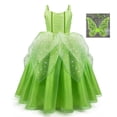 thumbnail image 2 of De Halloween Cosplay fiesta inspirado Tinker Bell verde Hada campanilla princesa disfraces con alas conjuntos, 2 of 4