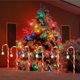 thumbnail image 4 of La muleta del enchufe de tierra solar del jardín dura hasta 6-12H lámpara solar del césped decoración de Navidad FLhrweasw Nuevo, 4 of 9