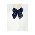 thumbnail image 6 of INSPIRE CHIC Women's Adjustable Solid Color Pre-tied Bowknot Uniform Bow Tie Navy Blue, 6 of 6