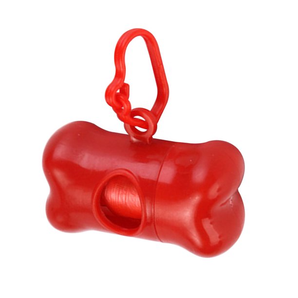 PetEquip Dog Poop Bag Dispenser Portable Outdoor Bone Shape Garbage