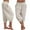 White2, variant on HCURIBAD Clearance! Women's Capris with Pockets, Dance Harem Pants Women Loose Casual Cotton Yoga Sports Soft Trouser, Women's Pants, Wide Leg Pants, Sweatpants for Men Black L