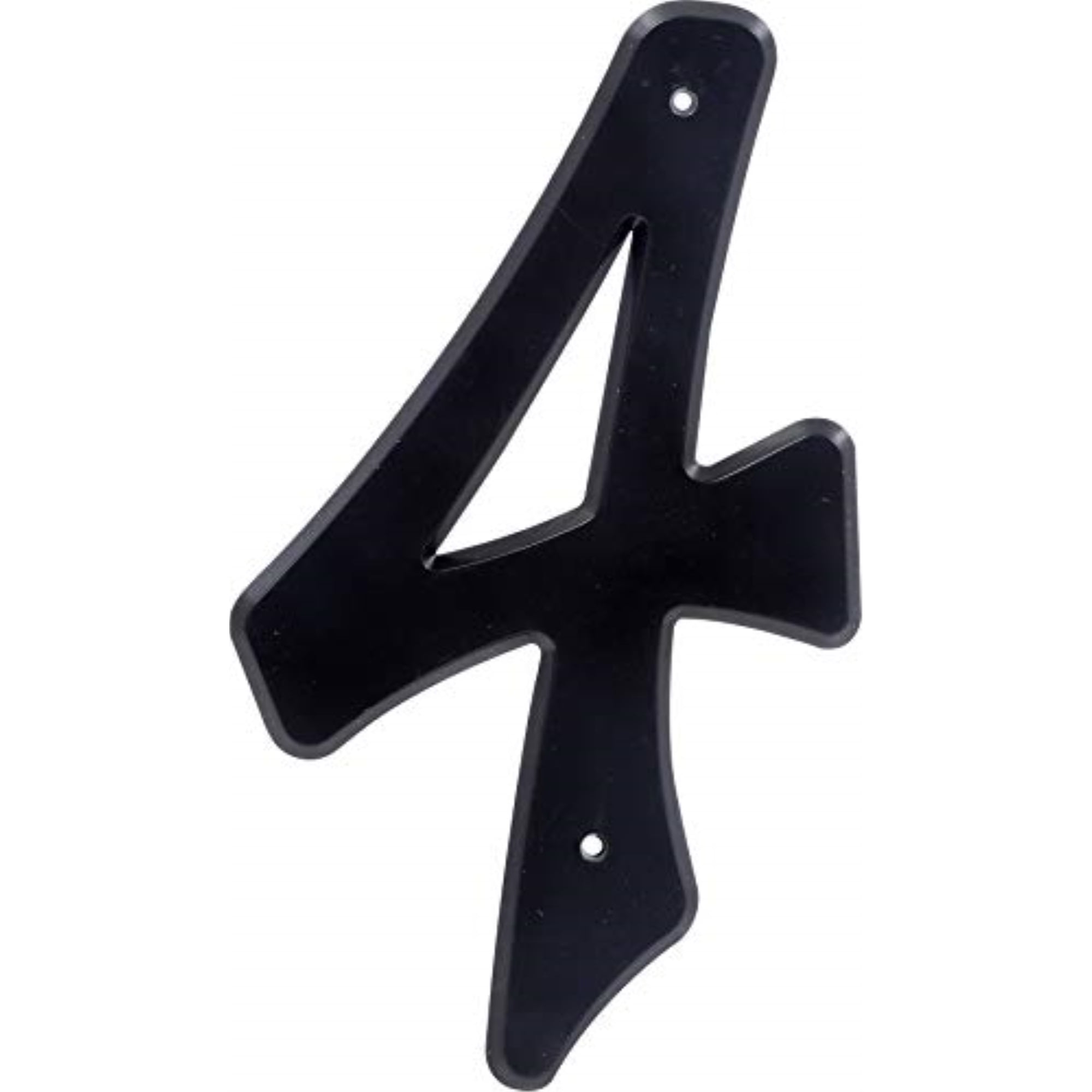 5028561 4'' BLK #4 NAILON 1PC Hillman 4 in. Black Plastic Nail-On Number 4 1 pc