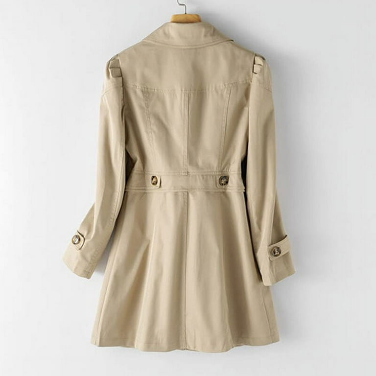 DanceeMangoo Spring Autumn Trench Coat Woman Korean Single