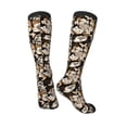 thumbnail image 5 of Lsque Retro Hydrangeas Printed Crew Socks Men's Women's LightWeight Thin Casual Calf Socks ,Knee High Socks,Cotton Socks, 5 of 9