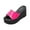 Hot Pink, variant on AnuYalue Platform Sandals for Women - Soft Memory Foam Padded Platform Wedges Sandals - Slip On Platform Slides - Comfy Open Toe Mules Summer Casual Flatform Platform Wedge Slides for Women