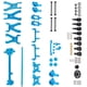 thumbnail image 4 of Kit de piezas de repuesto mejoradas, eje de transmisión Central, varillaje de dirección, brazo oscilante apto para WLtoys A959 A969 A979 K929 1/18 RC CarBlue, 4 of 10