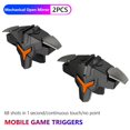 thumbnail image 3 of husxh 1/2pcs RGB/Mechanical 4 Finger Mobile Gaming Trigger for PUBG Game Controller Gamepad Mobile Phone Game Trigger for Mobiles Phones, 3 of 9
