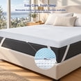 thumbnail image 4 of Subrtex 4 Inch Twin Mattress Topper, Gel Memory Foam Bed Topper with Removable Cover, Pressure Relieving for Old Mattress Upgrade, CertiPUR-US Certified, 4 of 10