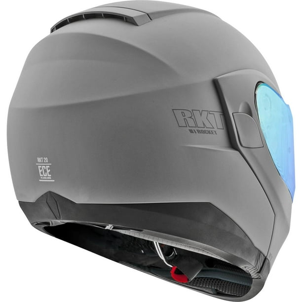 Casco Abatible Joe Rocket RKT 20 Ion Grey Gris Mate Iridium gris 2XG Joe Rocket RKT 20 ION Grey Bodega Aurrera en linea