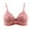Hot Pink, variant on Bigersell Push up Lace Bras Women V-Neck Comfort Soft Bra Wireless Bras Hook and Eye Bra Closure Sports Bras No Underwire Brassiere Underwear Lightly Padded Bra Everyday Bralette Khaki XXL