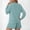 short sets 5#Green, variant on WAYUTE Womens Sets 2 Piece Outfits Spring Fall Round Neck Long Sleeve Pullover and Shorts Solid Color Casual Outfit Outdoor Daily Wear
