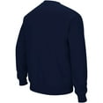 thumbnail image 2 of Men's Colosseum Navy Arizona Wildcats Arch & Logo Crew Neck Sweatshirt, 2 of 4