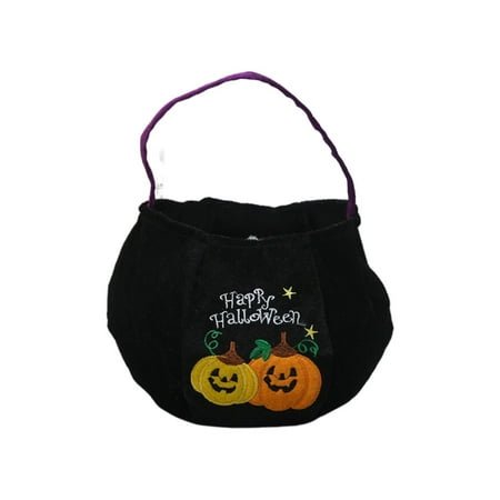 

Hot Deal! Miyuadkai Halloween Candy Bags Pumpkin Buckets Halloween Trick Or Bags for Kids Custom Name Halloween Bags Kitchen Storage Clearance Kitchen Utensils E