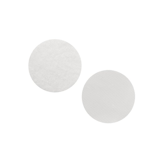 Naiovety 1 par de pegatinas para alfombras de sofá, manta antideslizante, cinta autoadhesiva, alfombrilla de agarre DIY, ropa de cama redonda Decoración del hogar blanco 6 cm