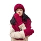 thumbnail image 4 of Sunloudy - Guantes tejidos para mujer, gorro, bufanda, suave, cálido, para invierno, color sólido, accesorios de moda para clima frío Sunloudy  moda, 4 of 7