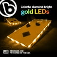 thumbnail image 4 of Brightz 9700436 TossBrightz Bag Game LED Lighting Kit  Gold, 4 of 5